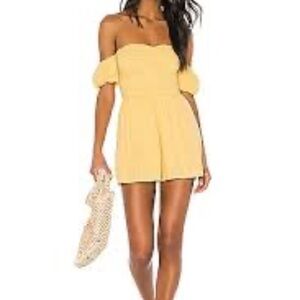 BNWT! Amuse society sunset surf love romper